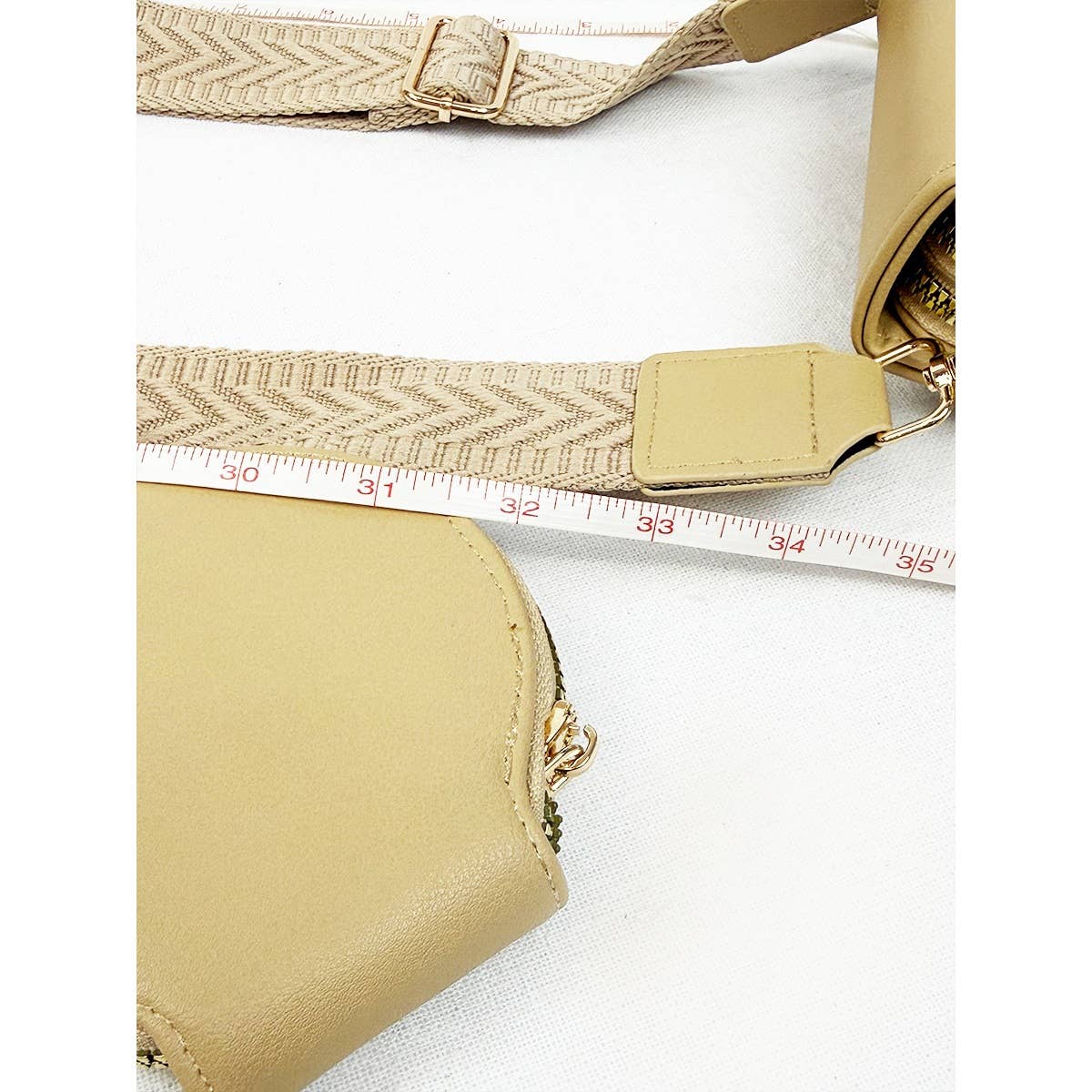 Faux Leather Sling Bag w/coin purse