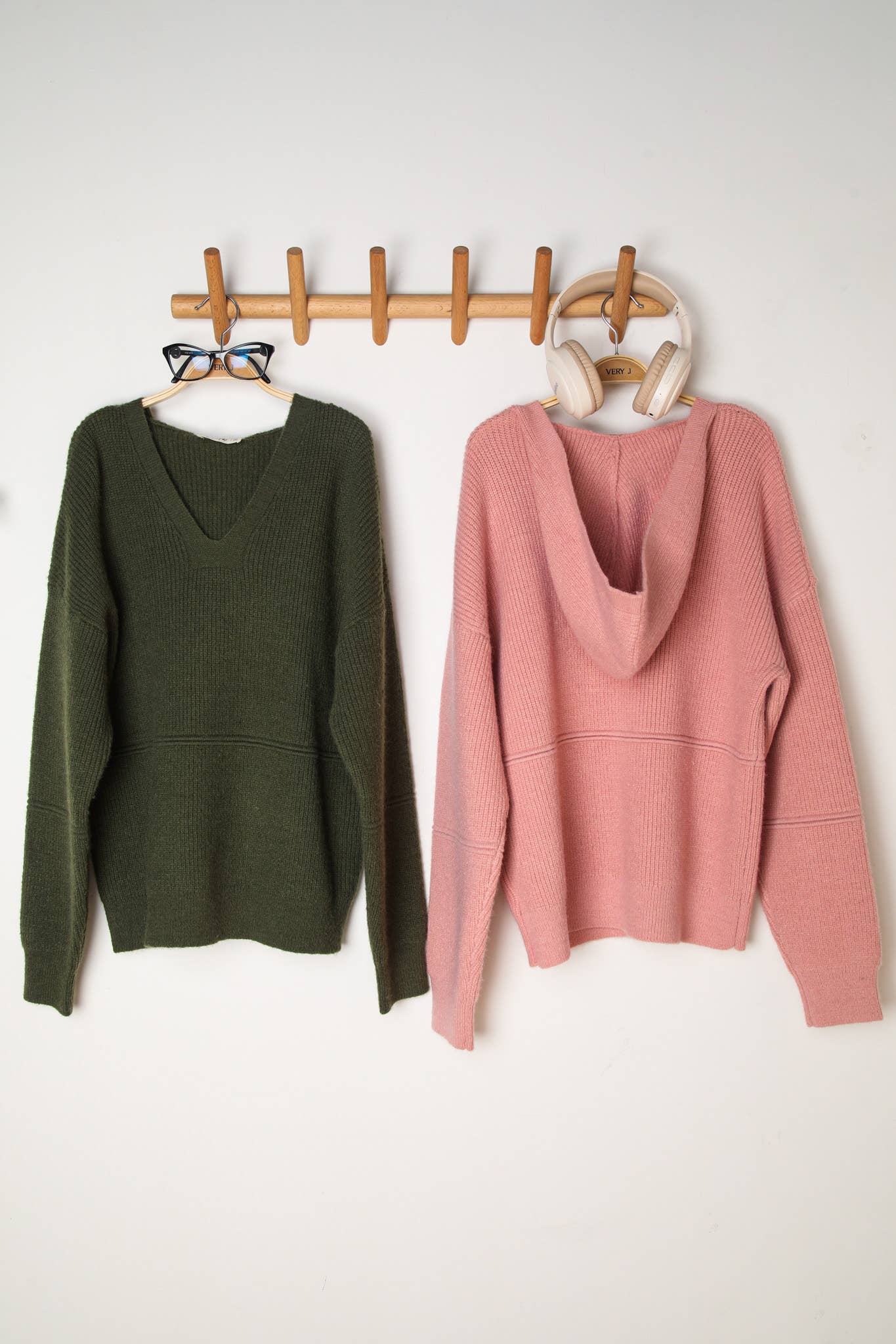 Cozy Oversized Knit hooded Sweater