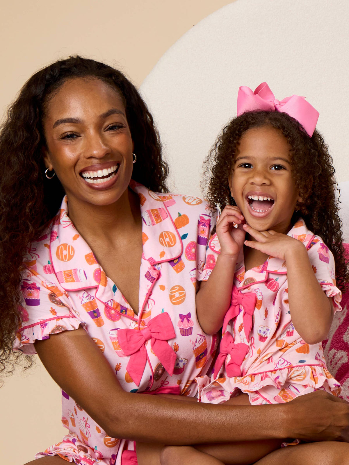 Baby Girls Bamboo Viscose Autumn Spice Convertible Ruffle One Piece Footie Pajama