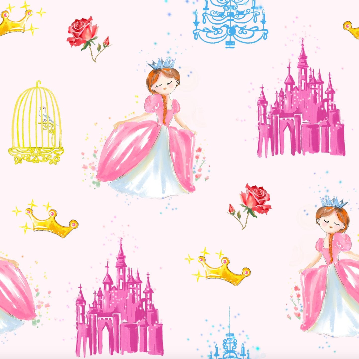 Bamboo Baby Convertible Ruffle Zipper Pajama Tiara Time