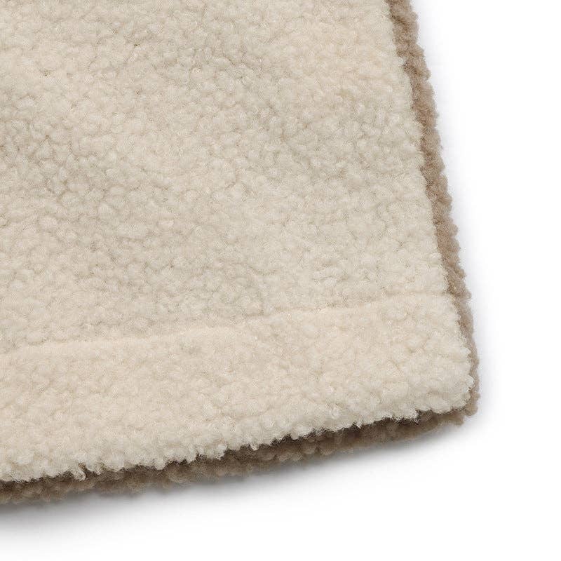 Splicing Fleece pullover