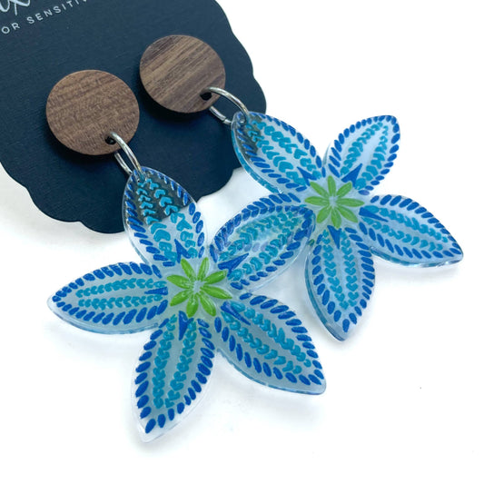 Bright and Sunny Days flower earrings