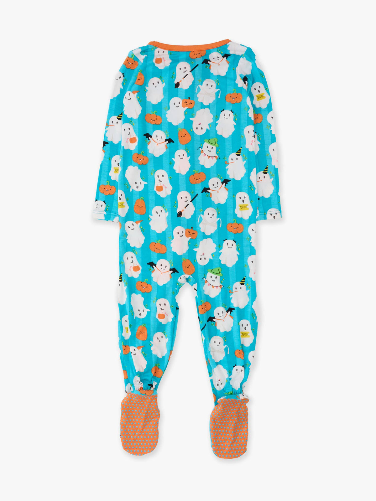 Baby Bamboo Viscose Halloween Boo Bash Footed One Piece Pajama