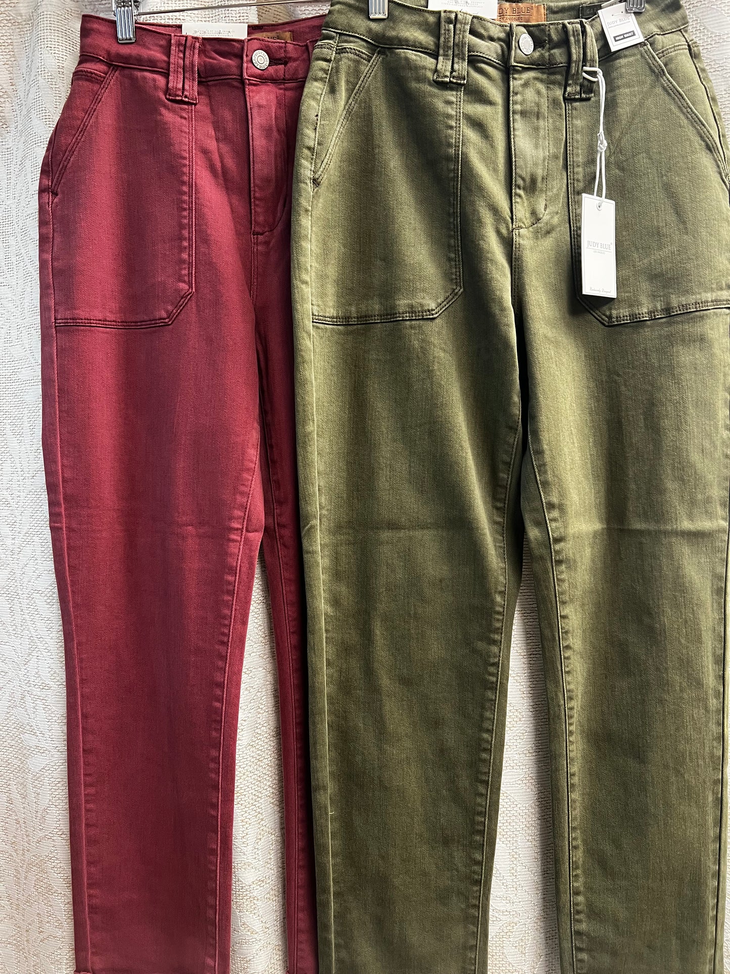 Aurora - High Rise weekender dyed cuffed Judy Blue jeans
