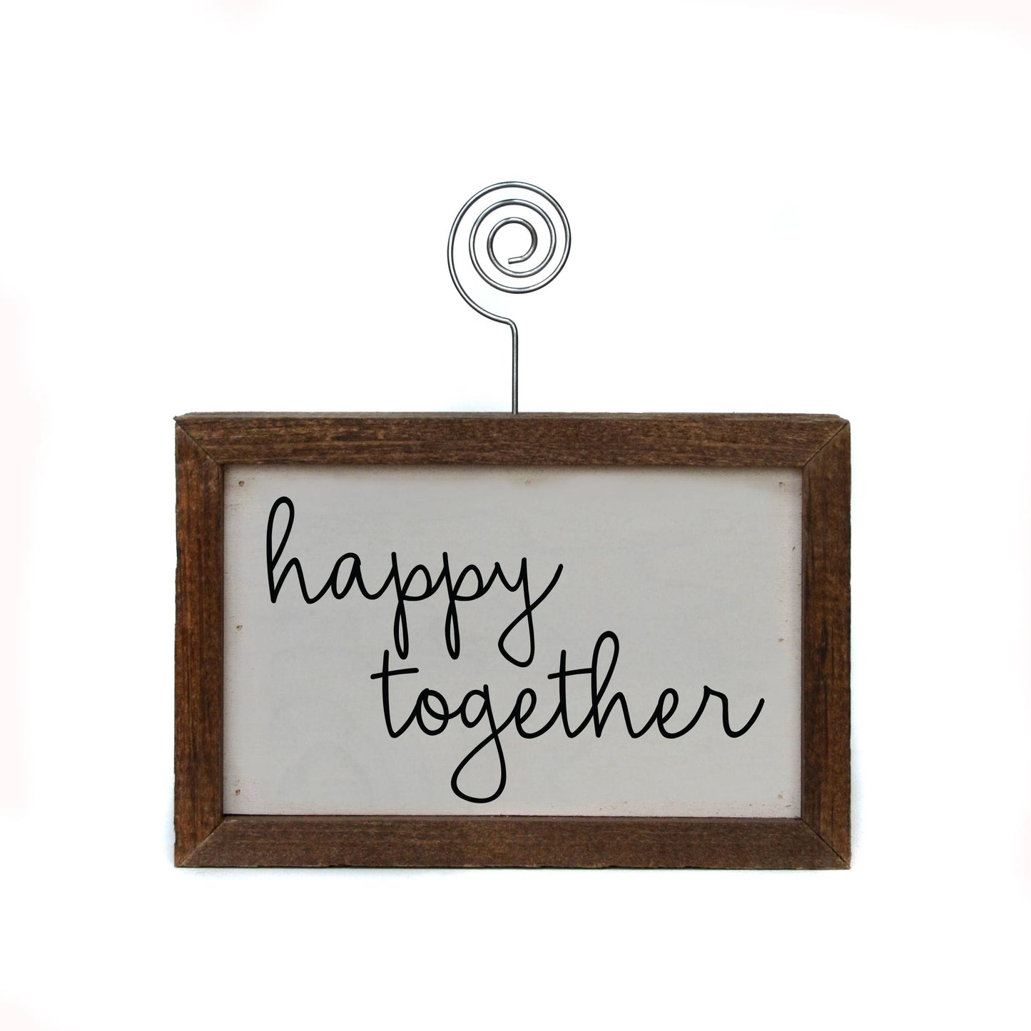 6X4 Tabletop Picture Frame Block - Happy Together