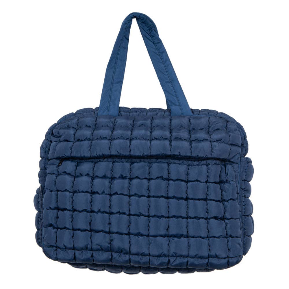 Weekender Quilted Duffel Bag