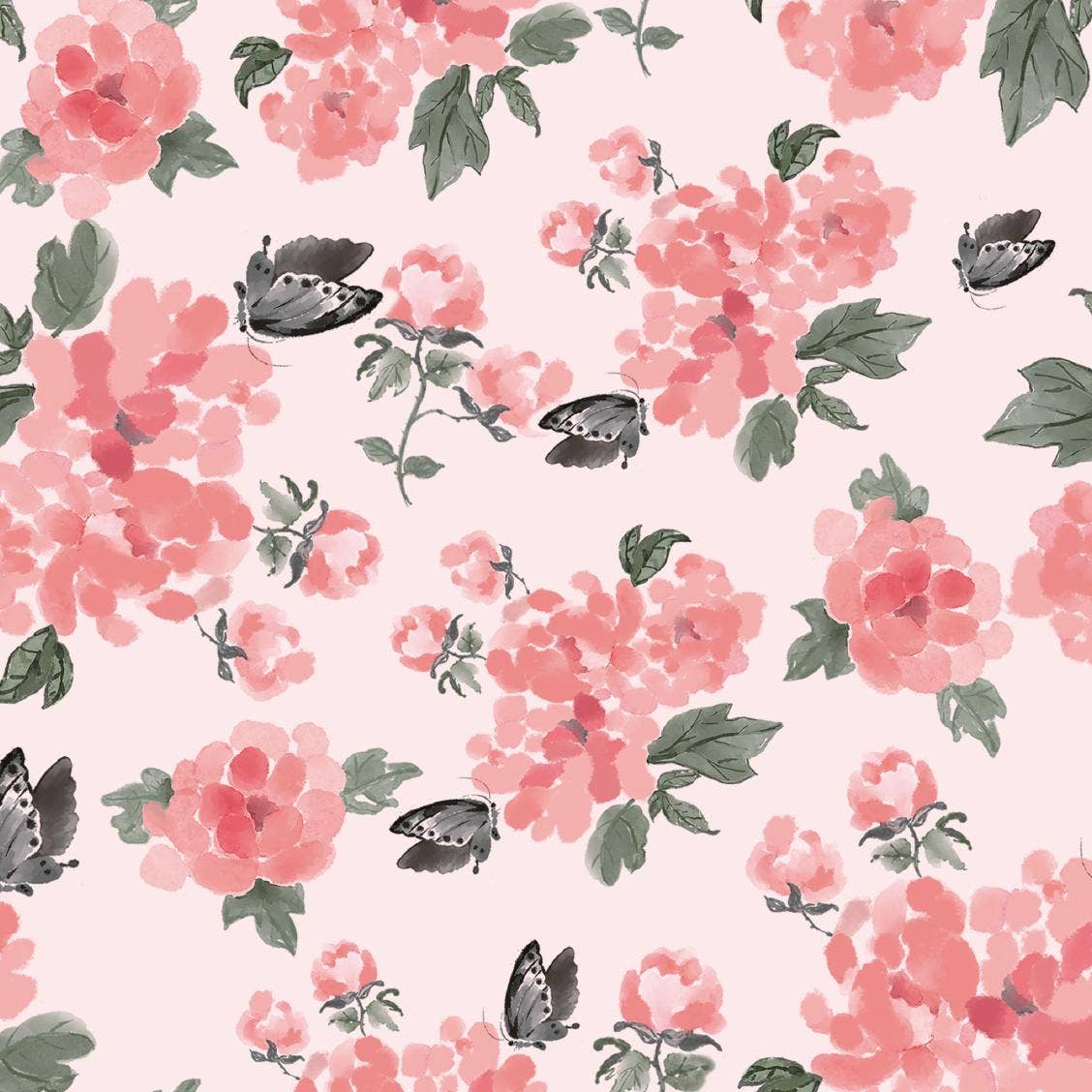 Organic Cotton Sleep Sack 0.5 TOG Pretty in Peony