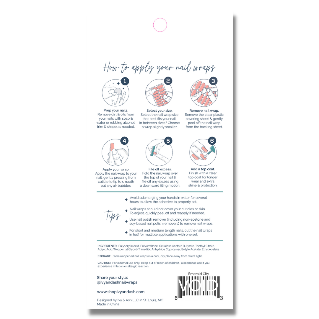 Rosy Red Sparkle | Bright Red Glitter Nail Wraps