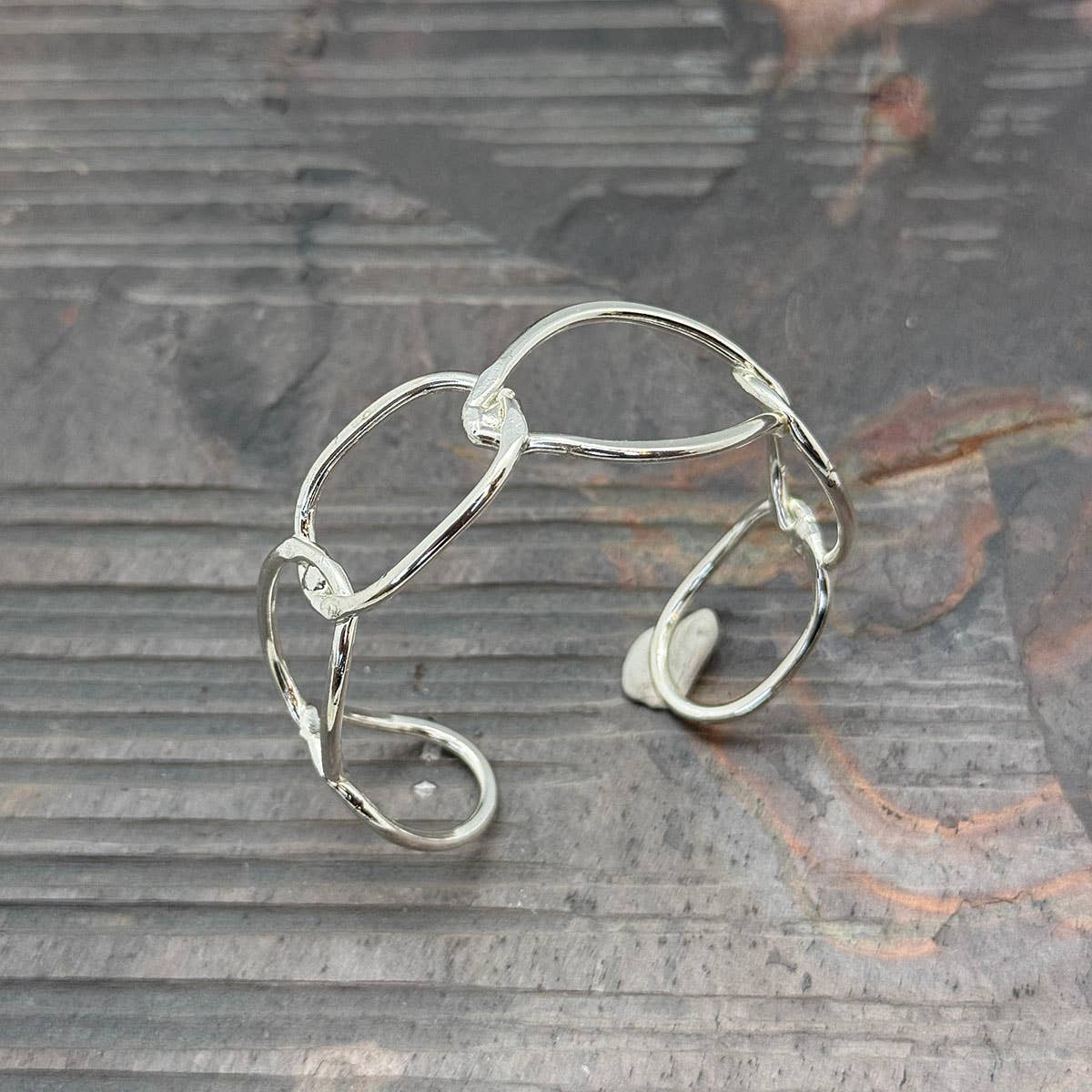 Loop Silver Cuff Bracelet
