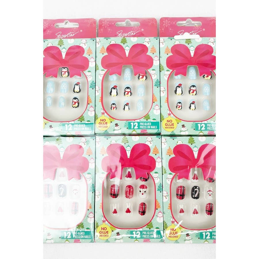 Kids Christmas Press on Nails