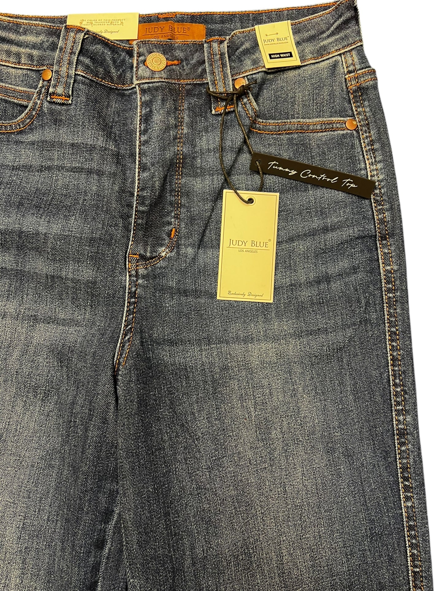 Nora - Judy blue mid rise straight jeans