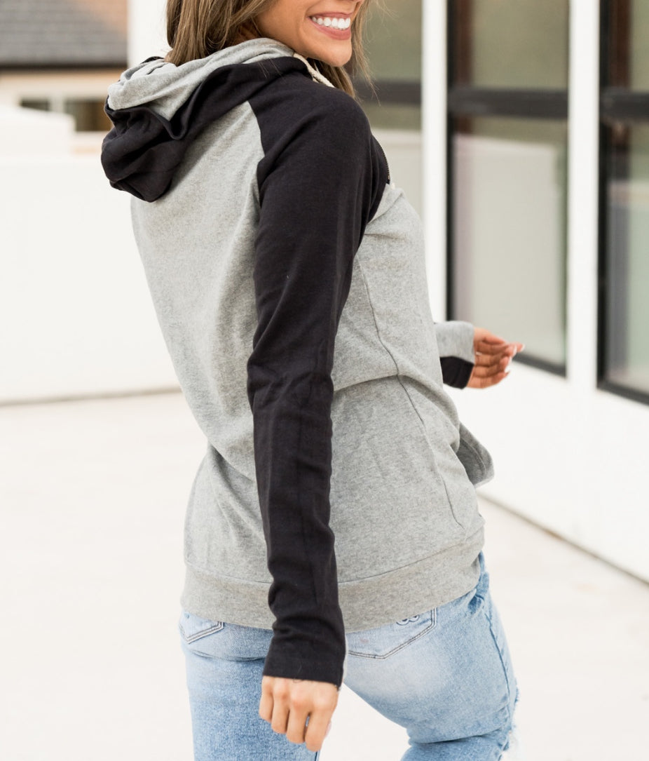 NYC - Ampersand double hood sweatshirt