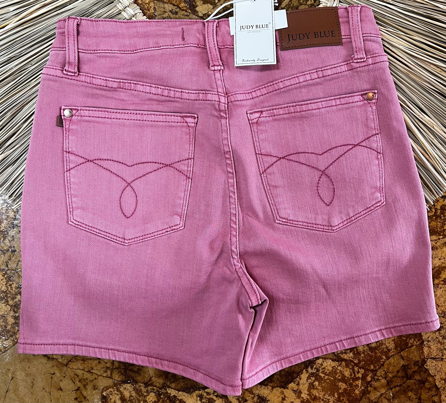 Rose- Judy Blue rose shorts