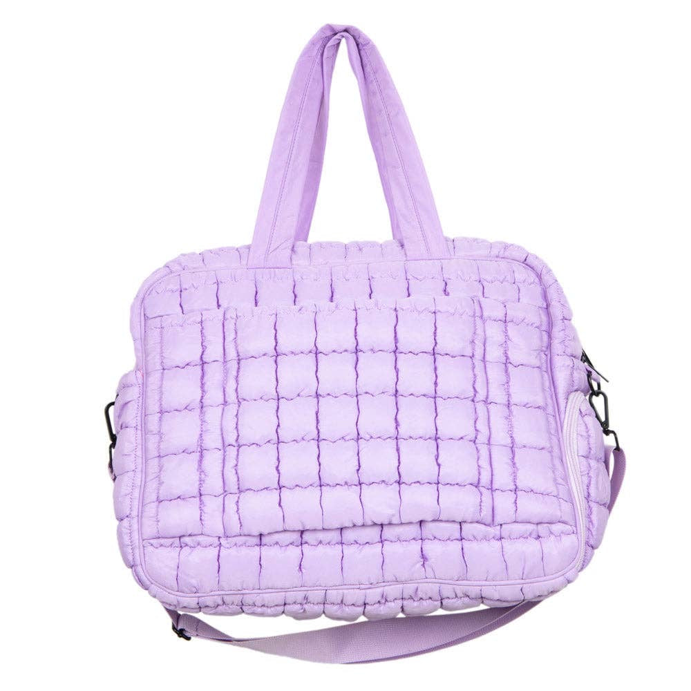 Weekender Quilted Duffel Bag