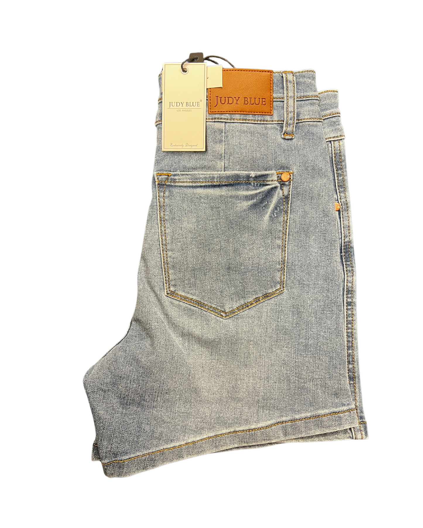 Ella- Judy Blue High rise double waistband shorts