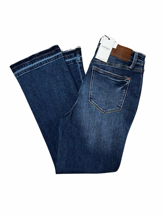 Ashley- High rise vintage crop Judy Blue jeans