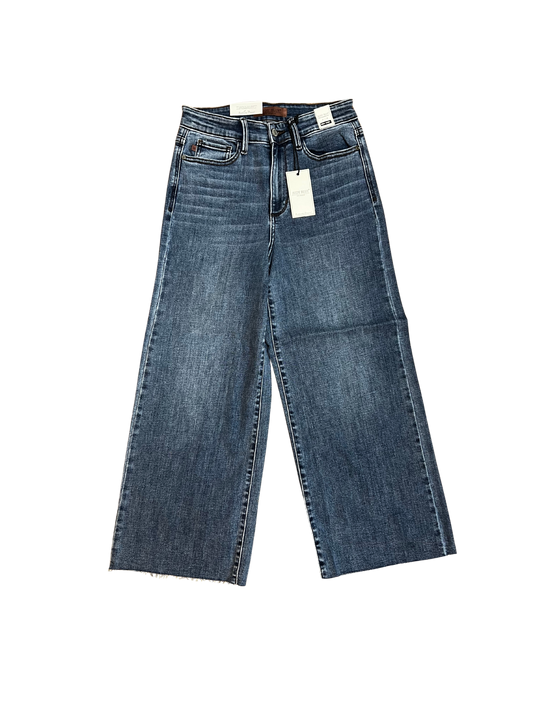 Brenda- high rise crop raw hem Judy Blue jeans