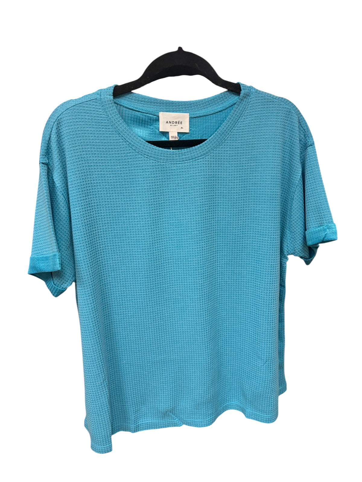 Soft loose fit waffle tee