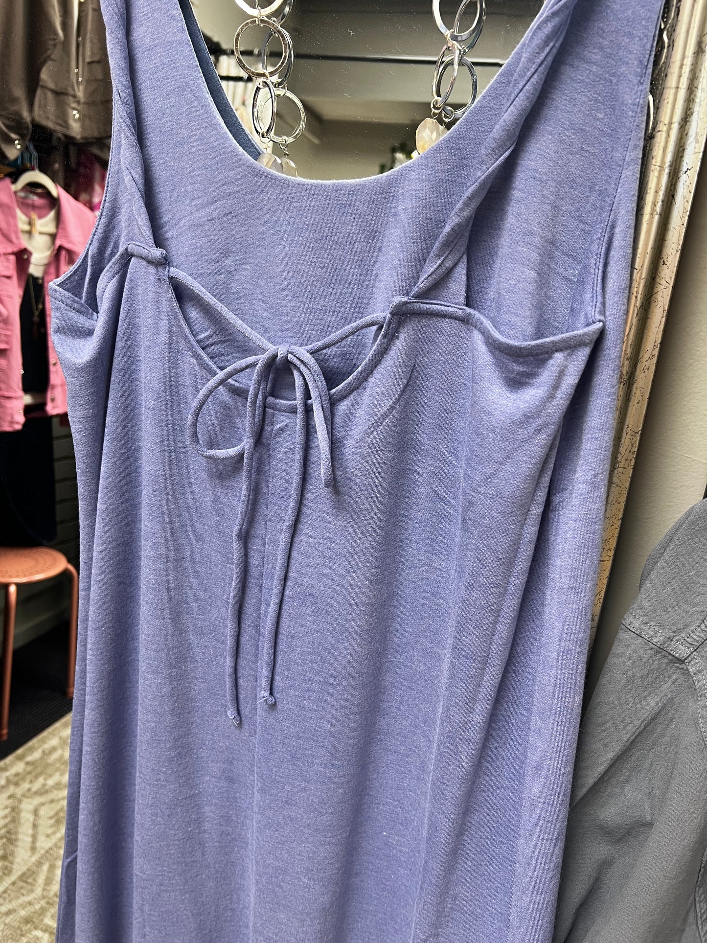 Lavender sleeveless dress