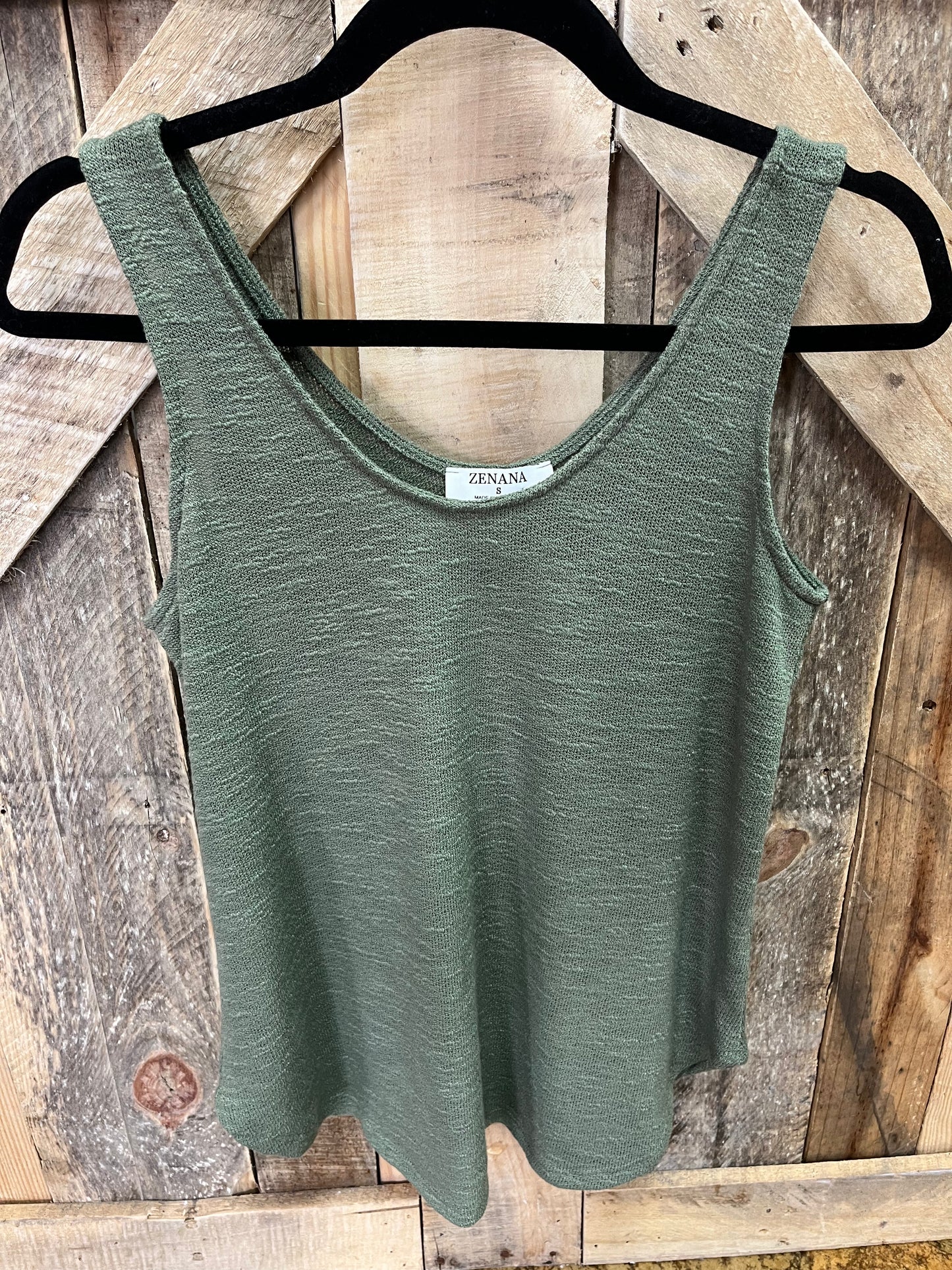 Double Scoop Neck Tank Top