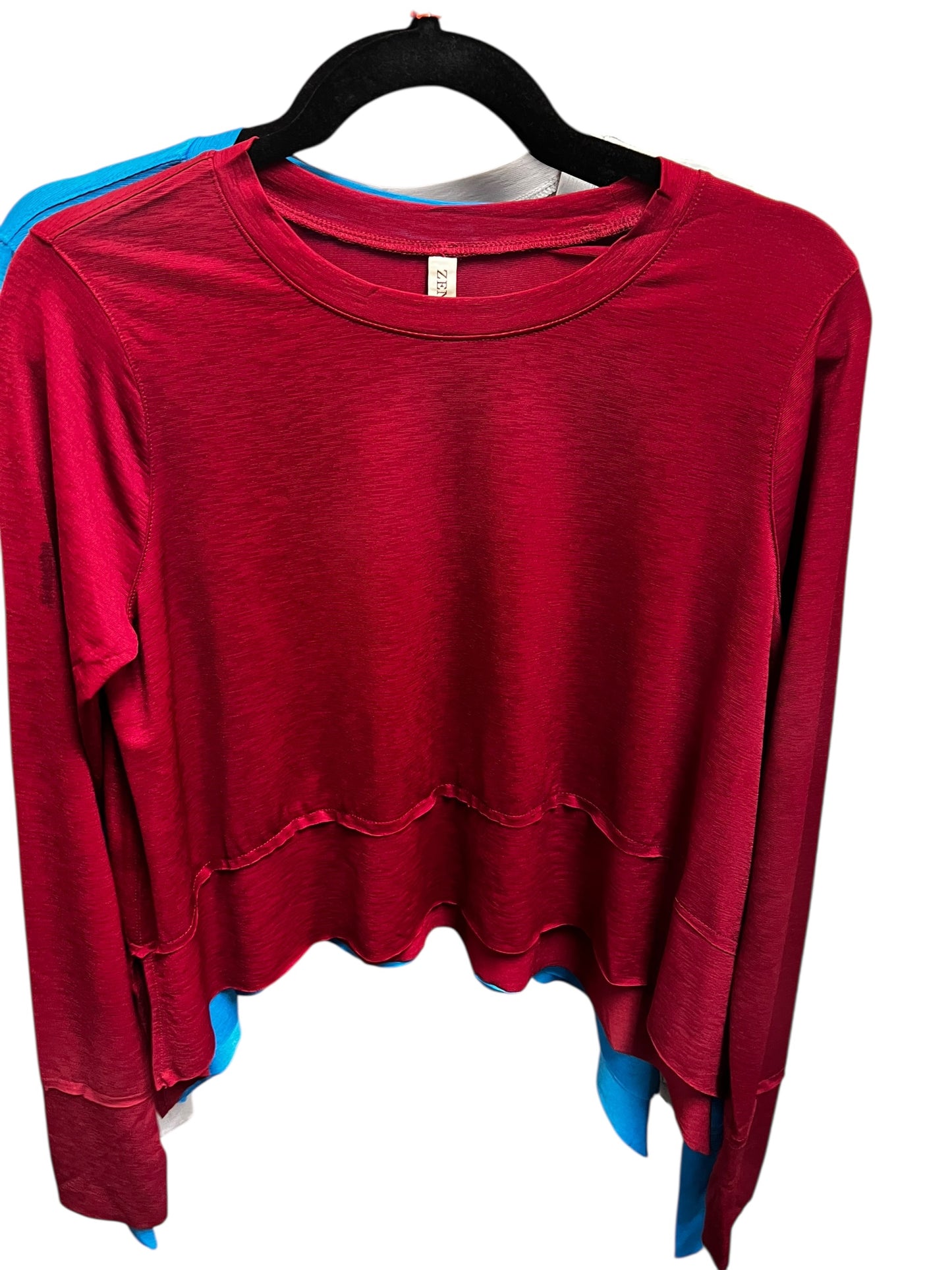 Crop top long sleeve