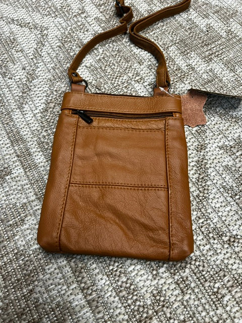 Cross body bag small - genuine leather