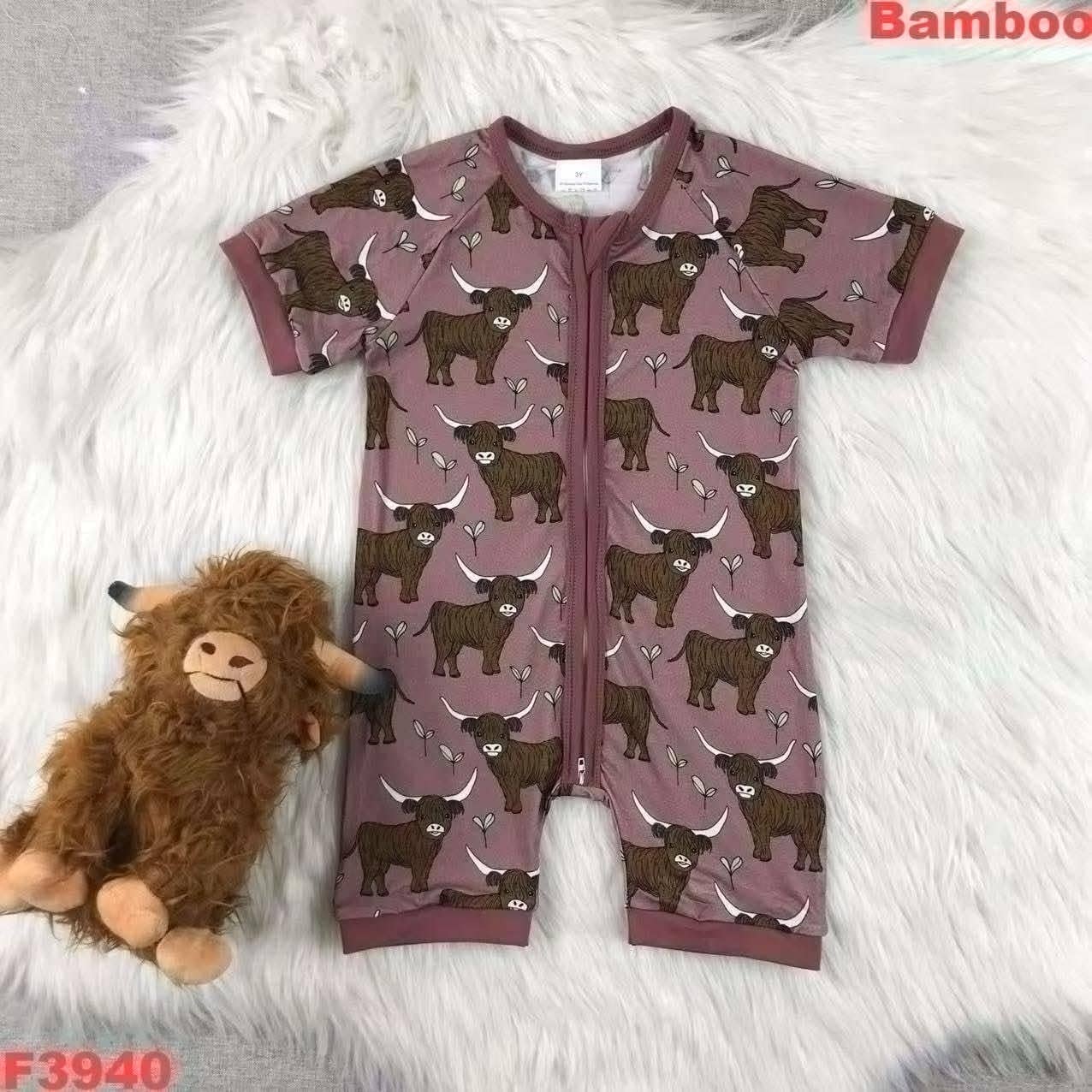 Blush Highland Meadow Bamboo Romper