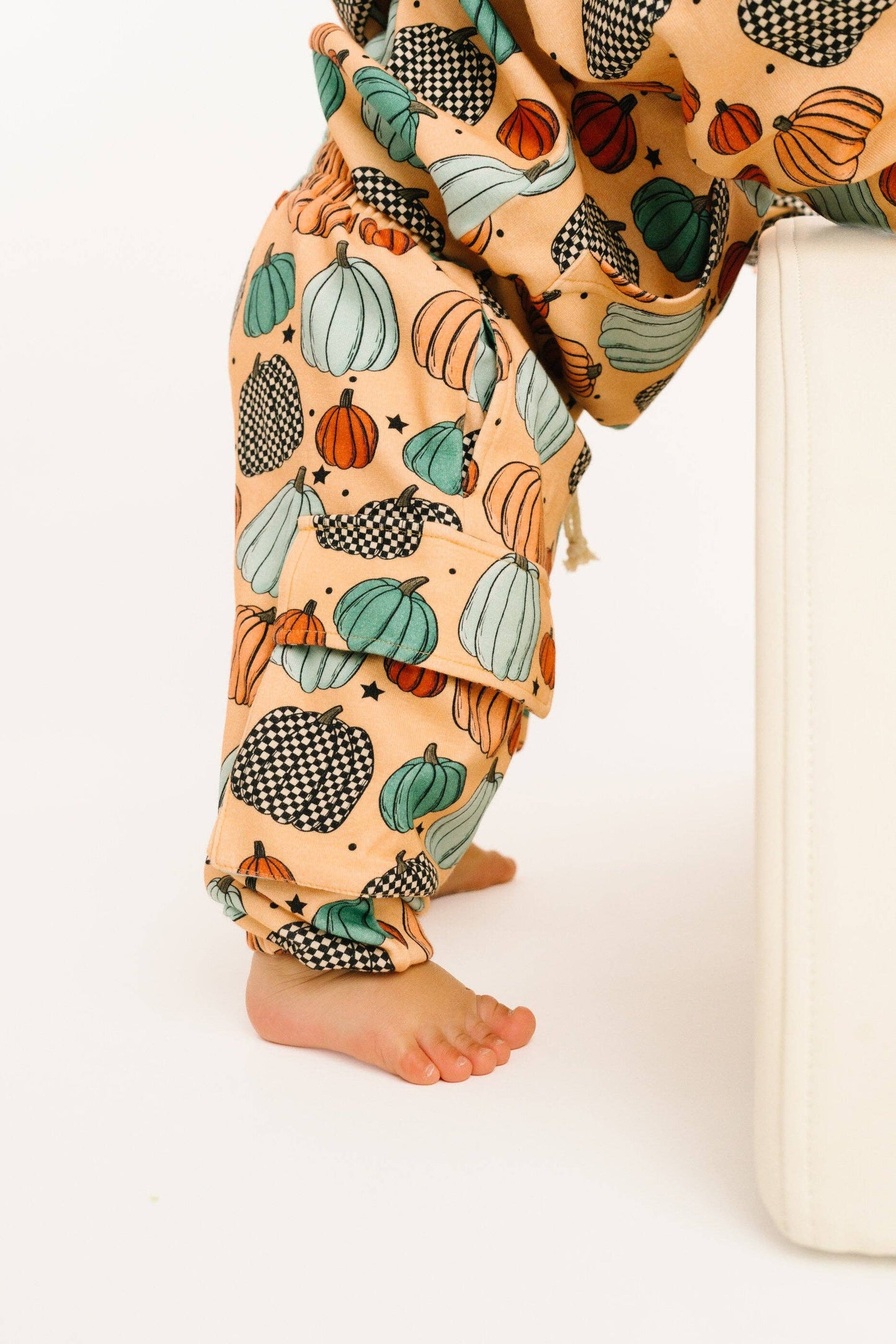 Falling For Pumpkins Cargo Hoodie Set