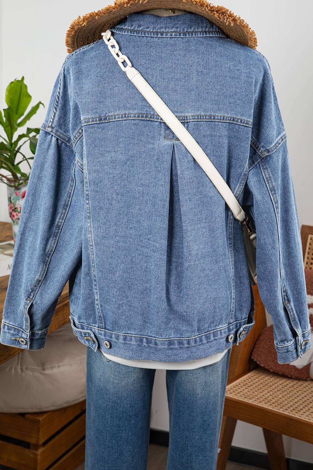 Denim retro Washed Denim Jacket