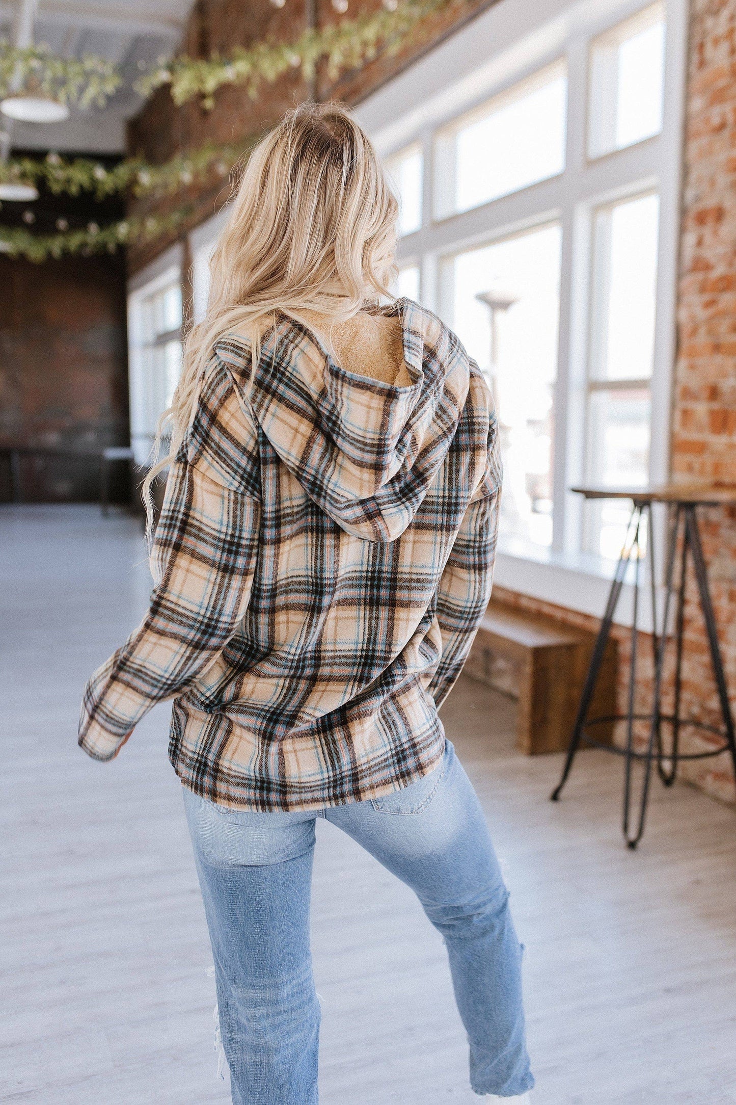 Plaid Pullover Hoodie
