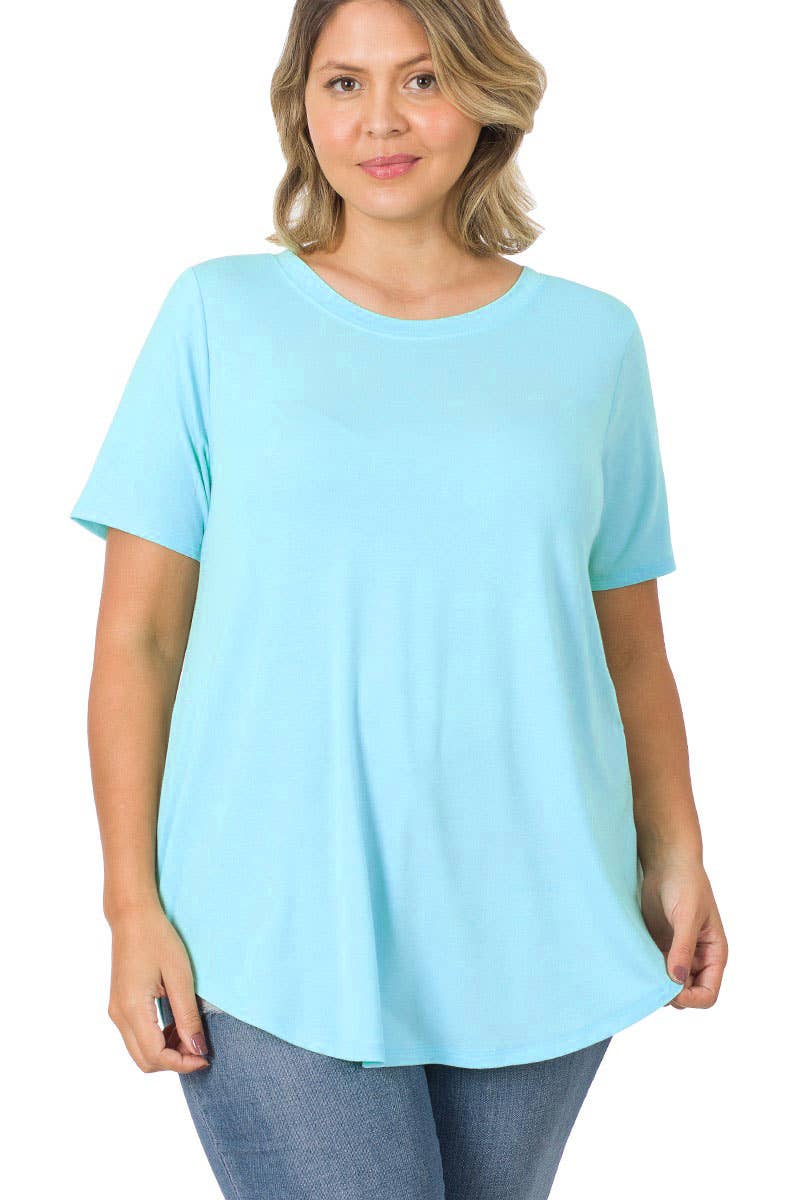 Plus- Rayon Basic Tee