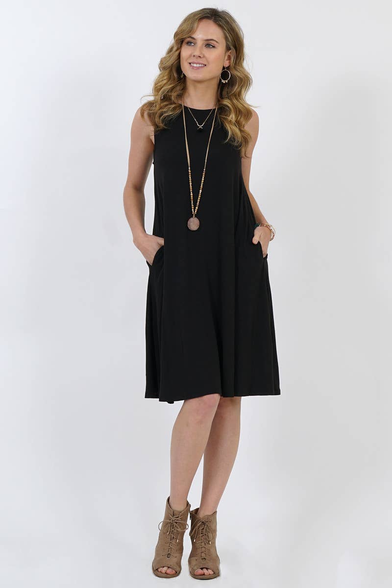 Black Sleeveless dress