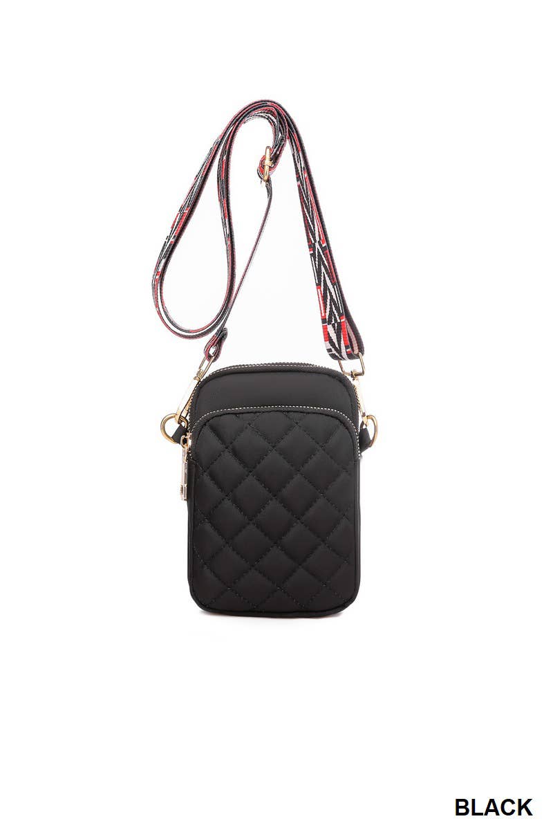 Guitar Strap Tori Quilted Crossbody Sling Bag