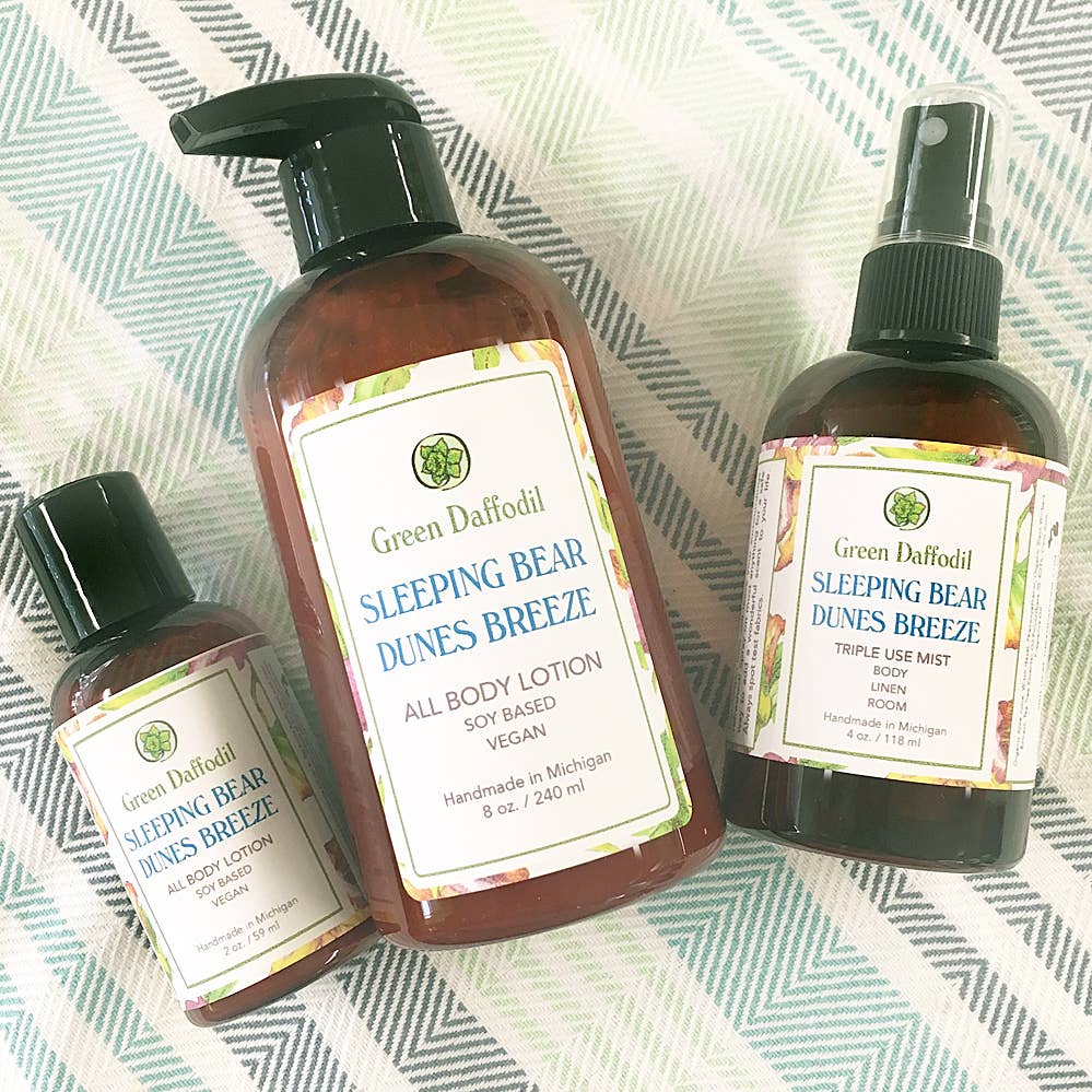 Sleeping Bear Dunes Breeze Soy Lotion Bottle