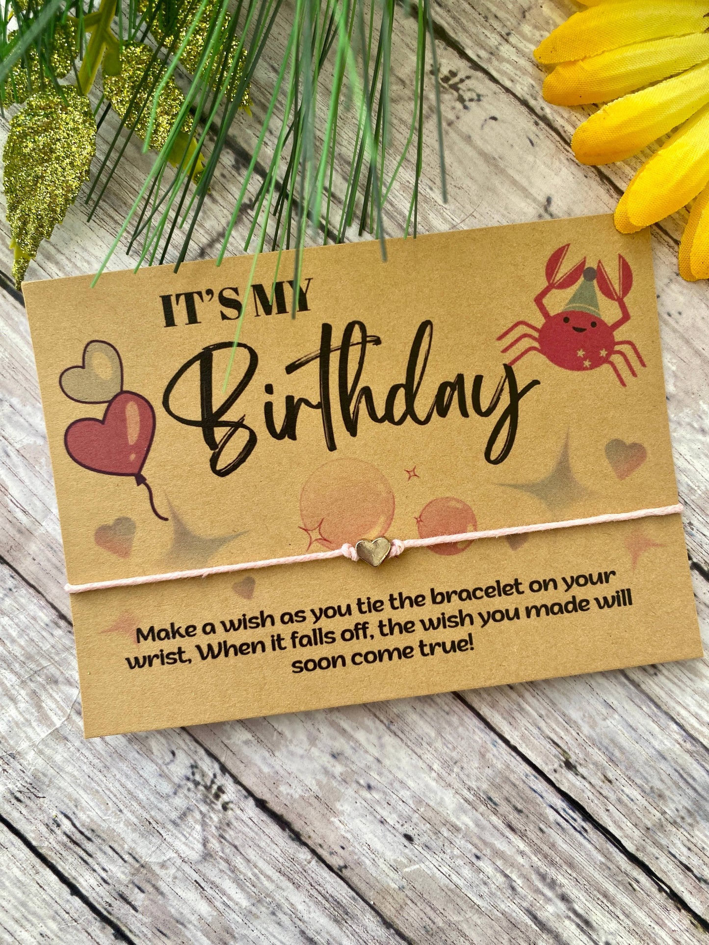Birthday - Wish bracelet