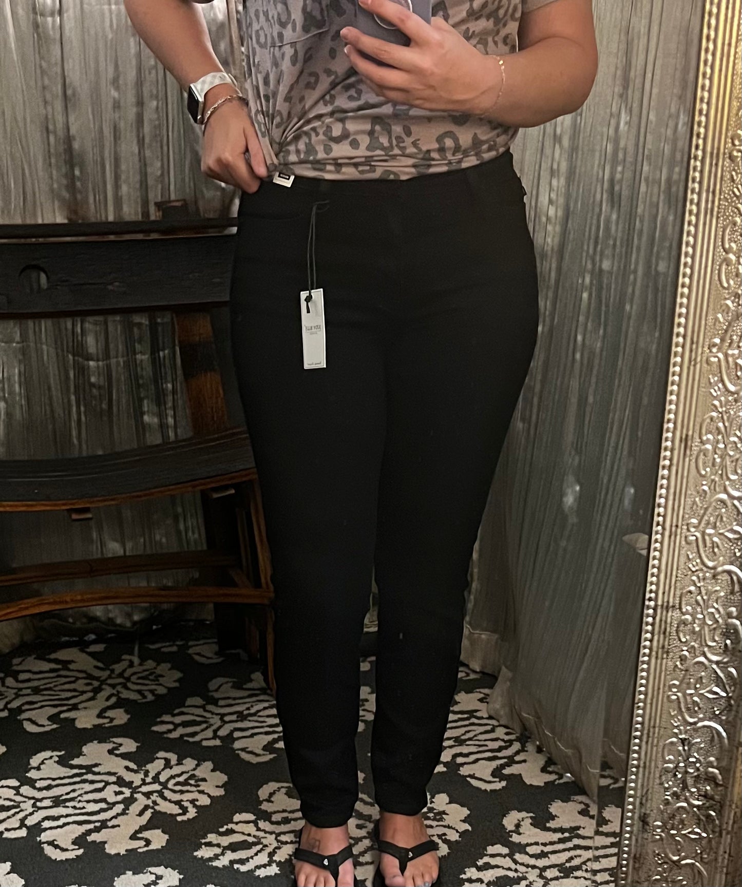 Casey Black mid-rise slim Judy Blue Jeans