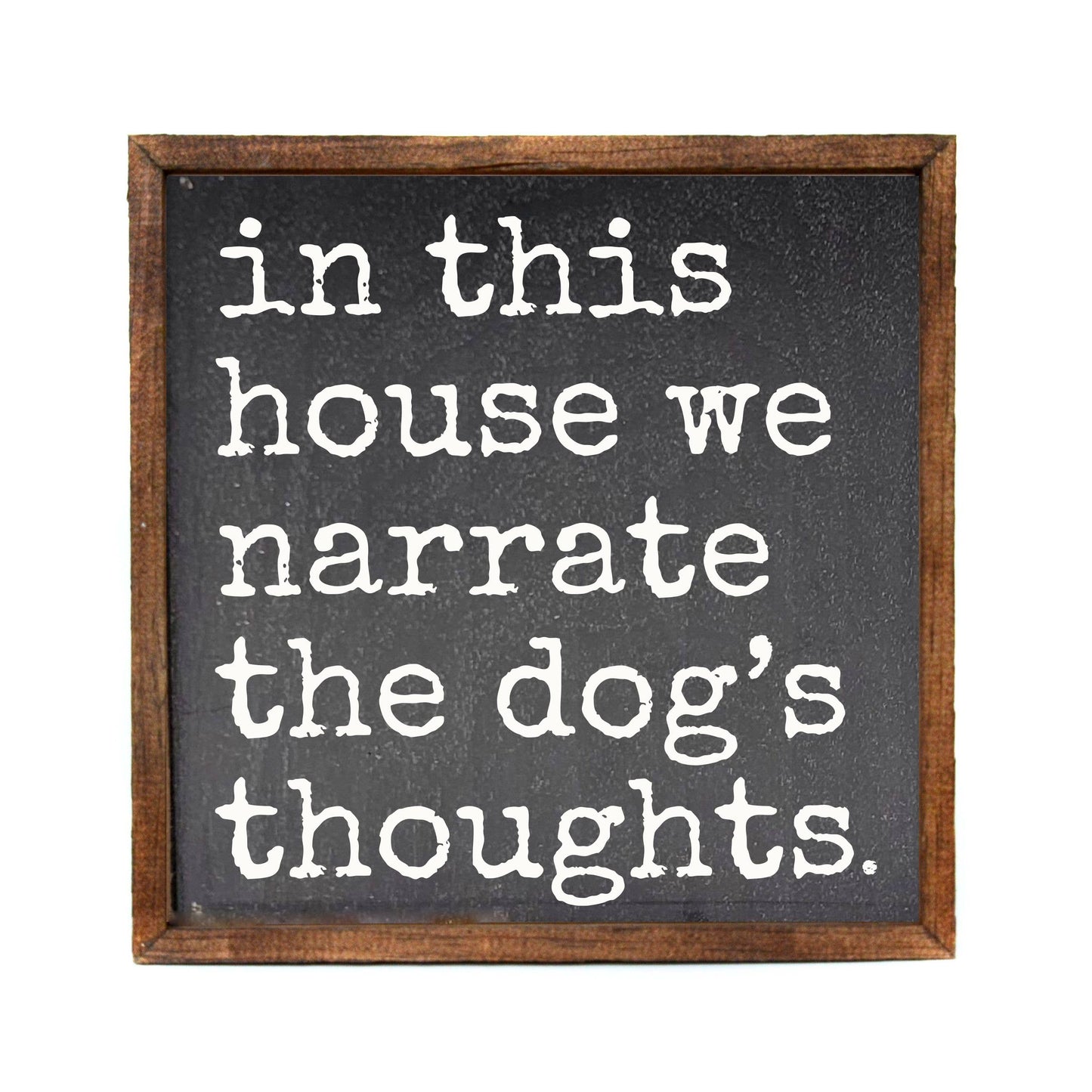 In this house wood sign 10x10 sign