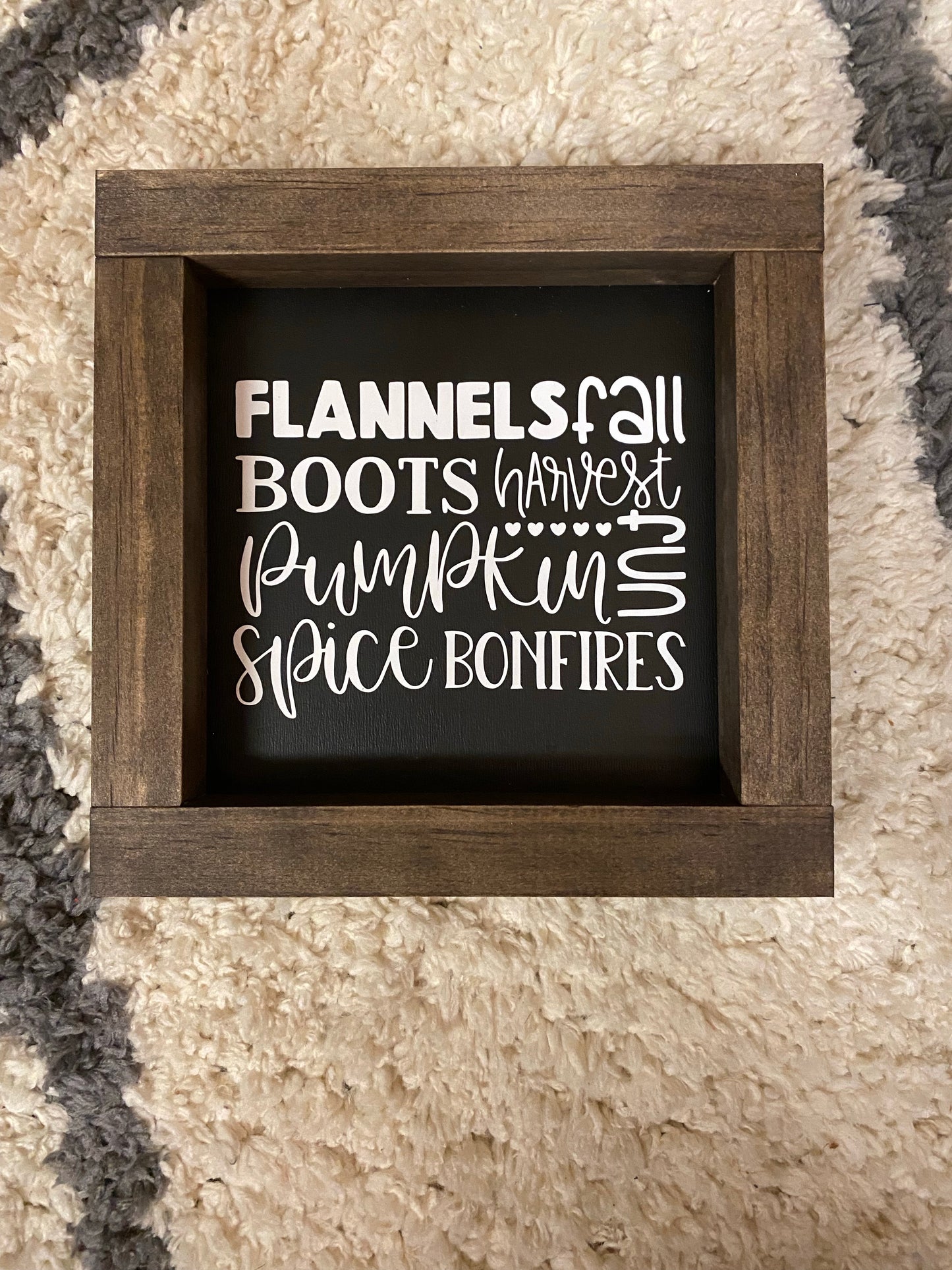 Farmhouse sign 6x6 Handmade