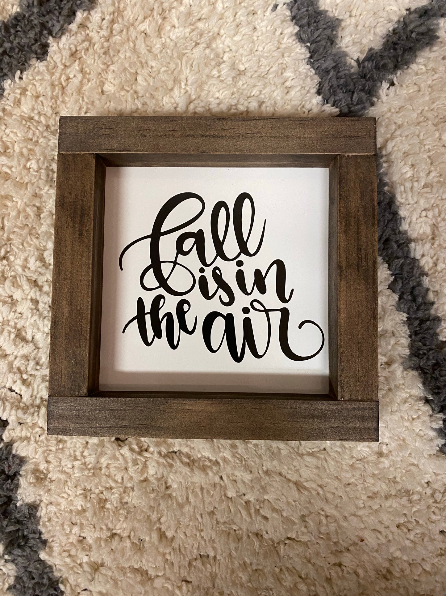 Farmhouse sign 6x6 Handmade