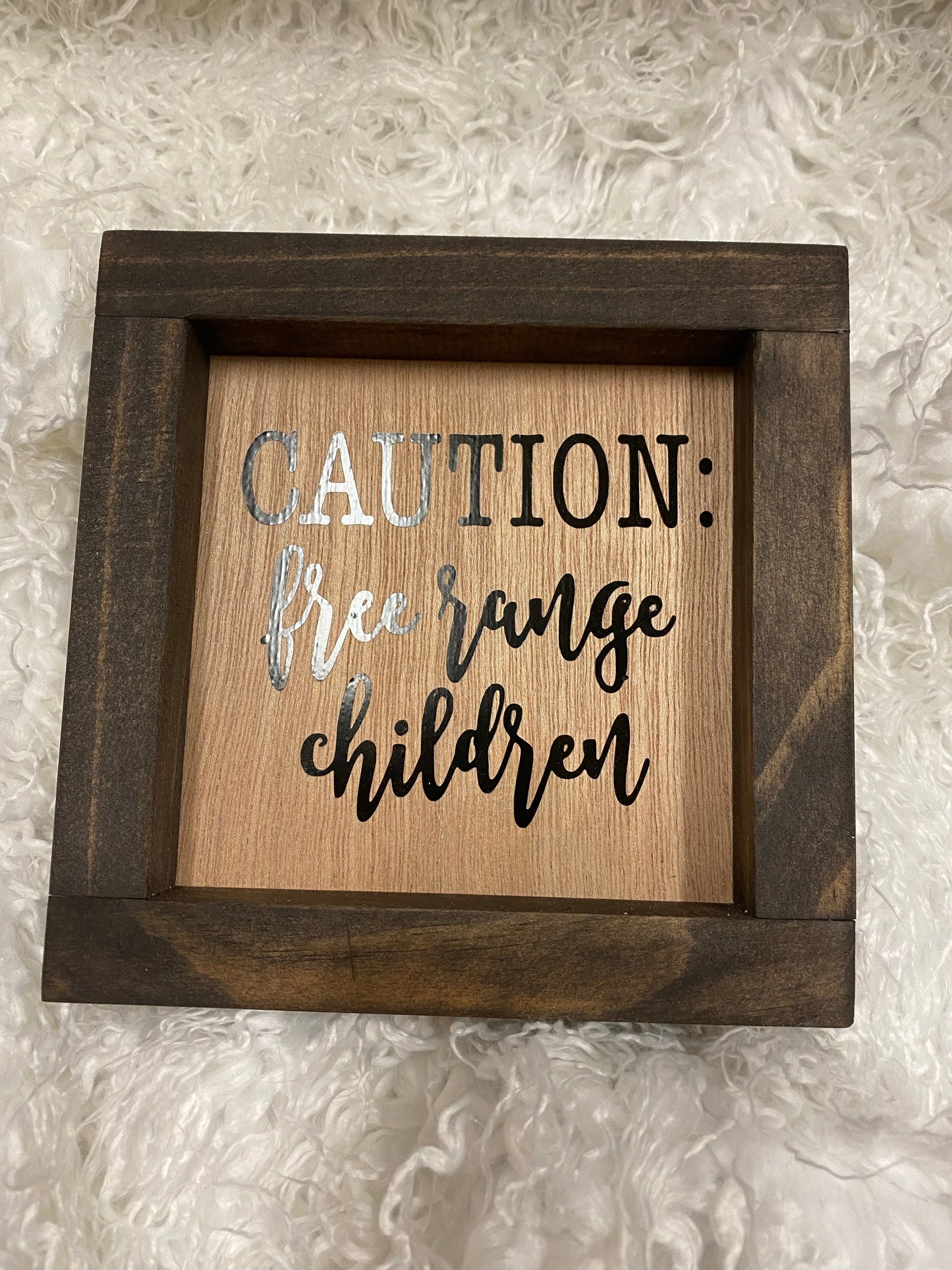 Farmhouse sign 6x6 Handmade