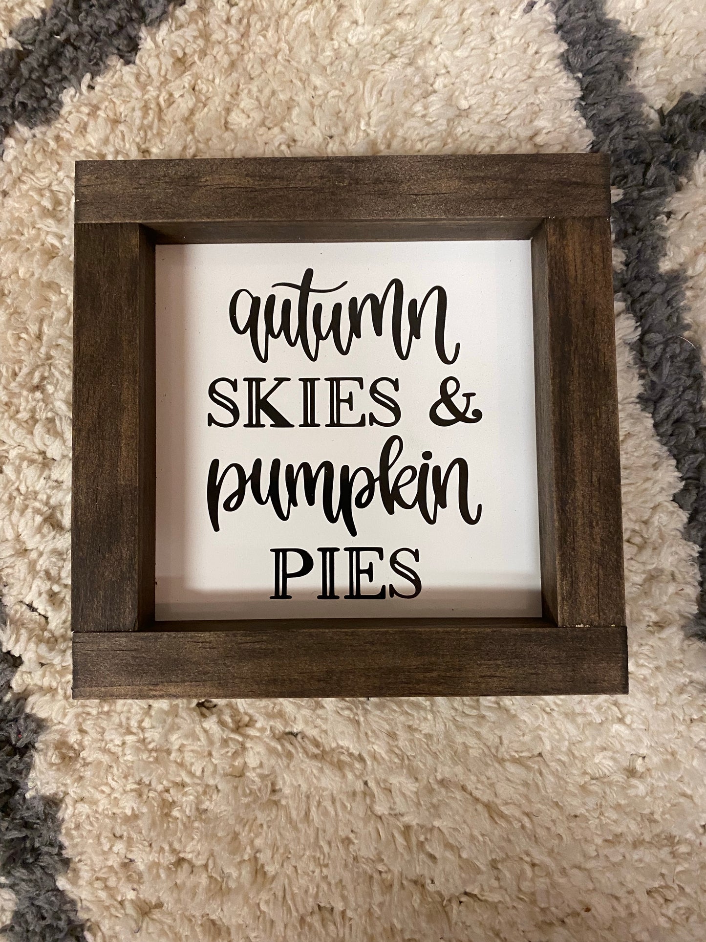 Farmhouse sign 6x6 Handmade