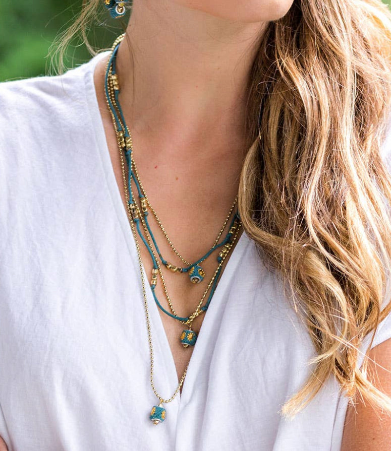 Sachi 5 strand necklace