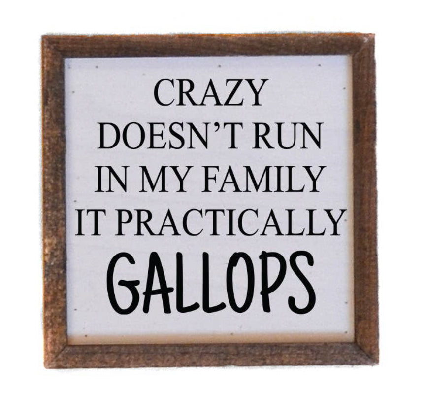 Farmhouse sign 6x6 Handmade