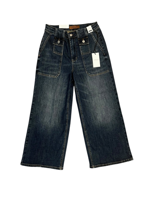 Katie - High rise wide crop utility Judy Blue Jeans