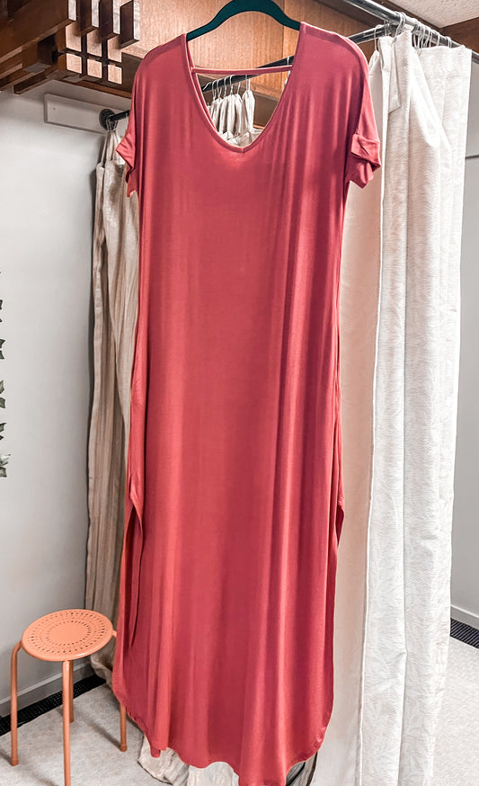 Mauve Maxi Dress