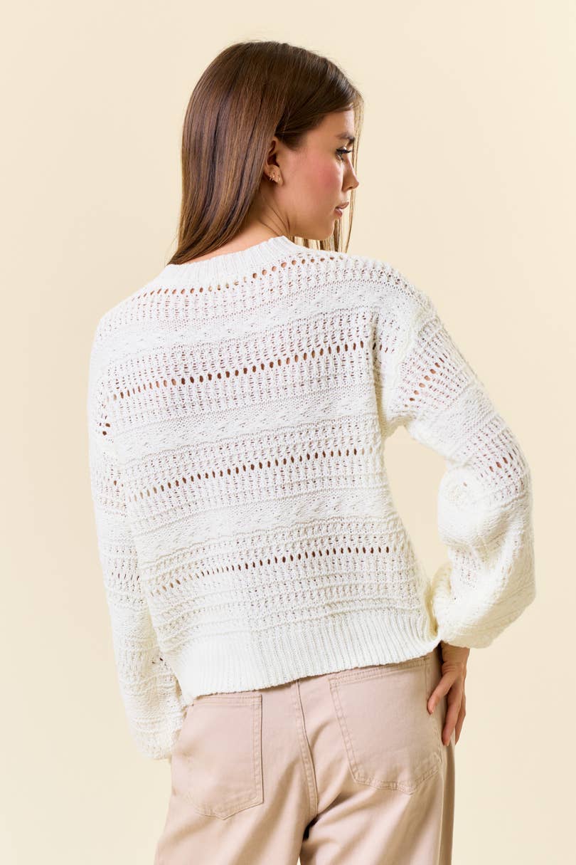 Knit sweater