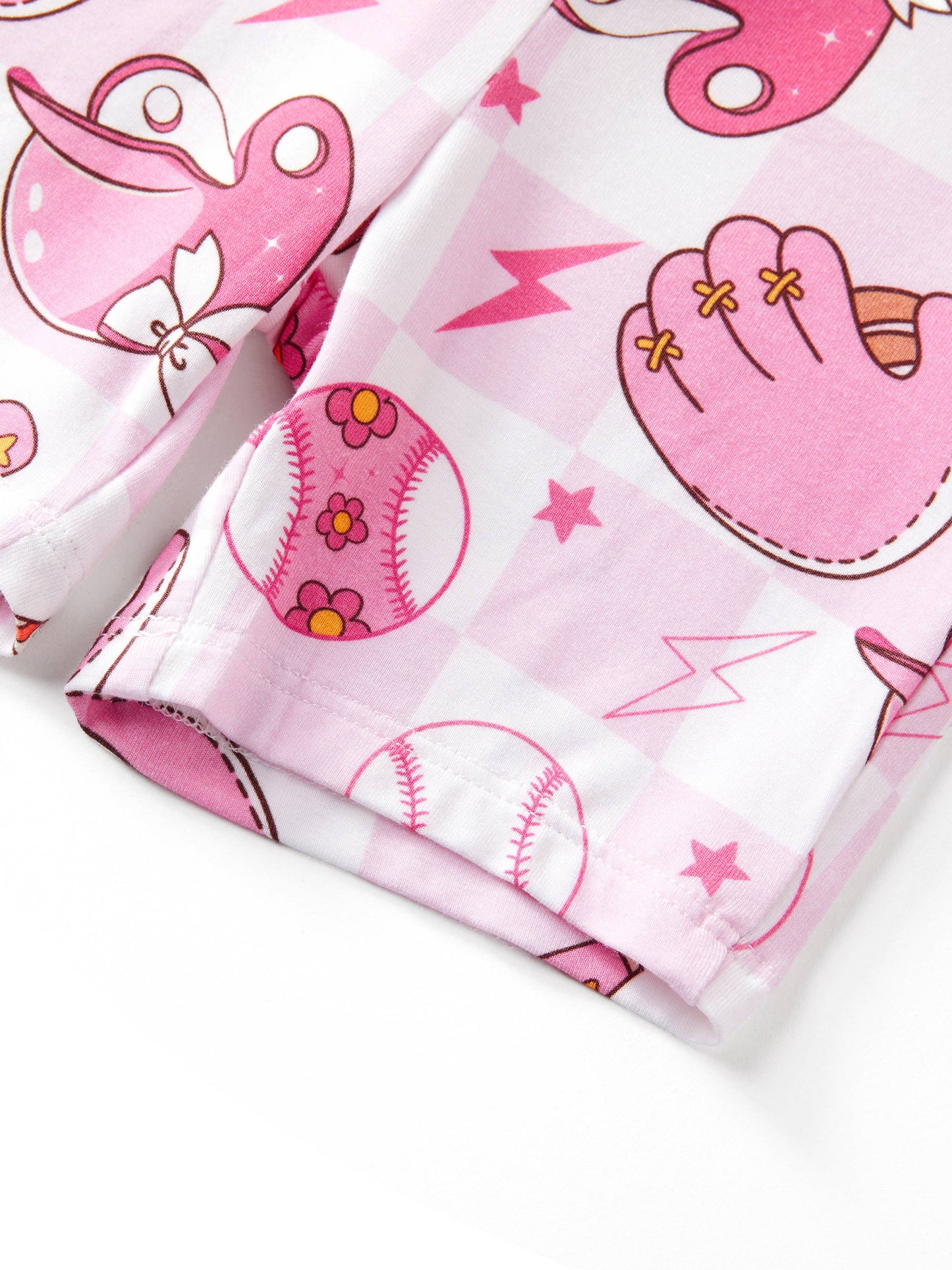 Softball Bamboo Pajamas - Short Sleeve