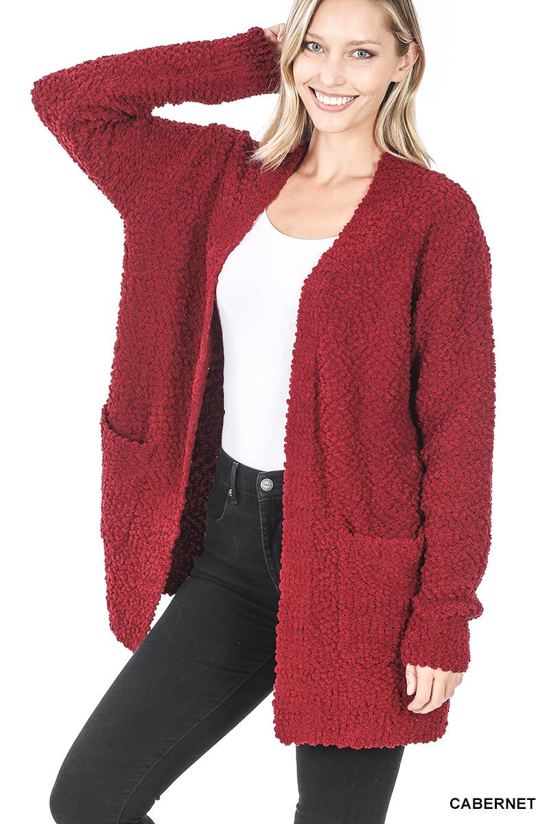 Popcorn Sweater Cardigan