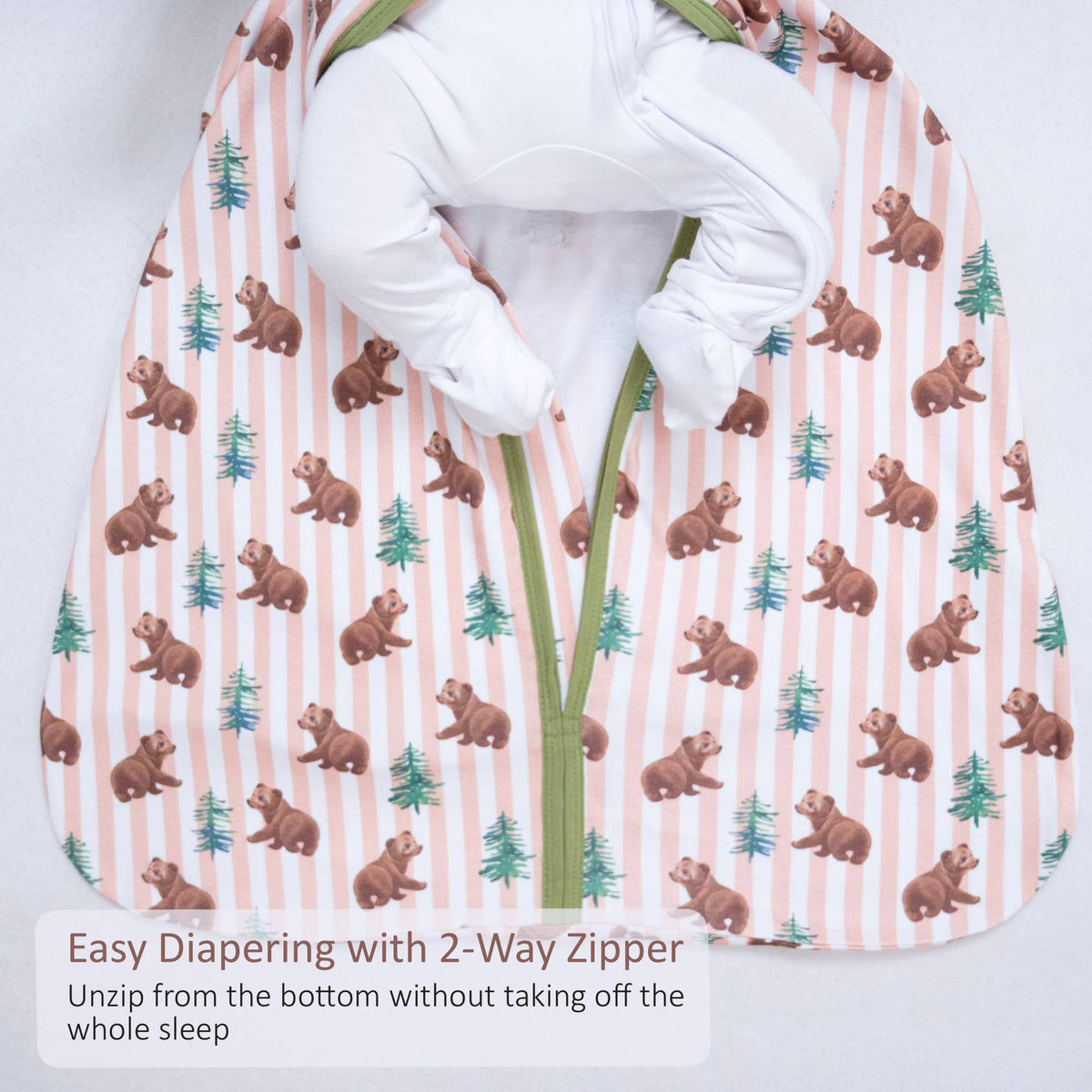 Organic Cotton Sleep Sack 0.5 TOG Baby Bear