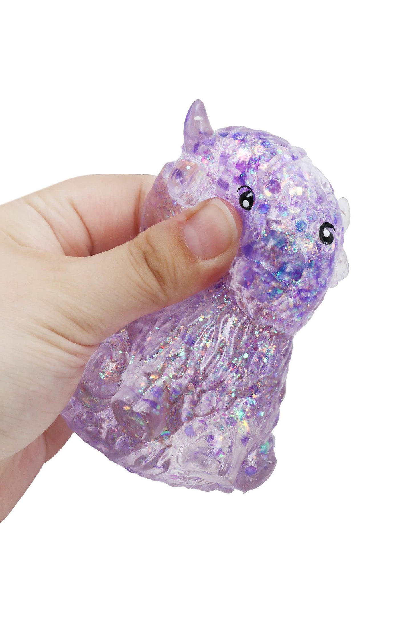 Highland Cow Glitter Maltose Squishy Toy
